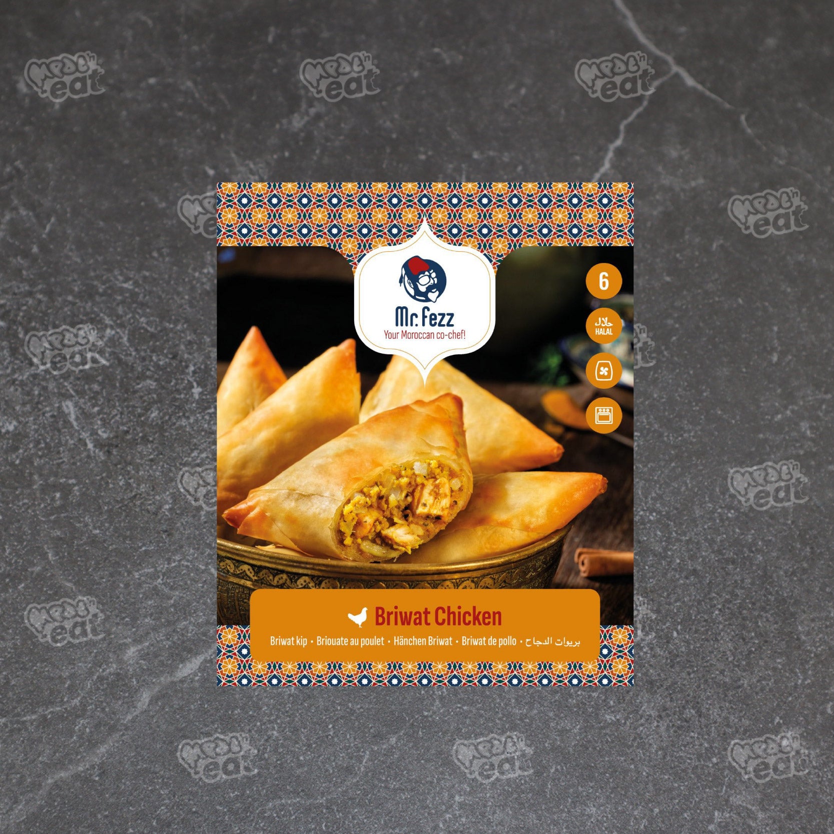 Briwat Mr Fezz Kip 6 stuks